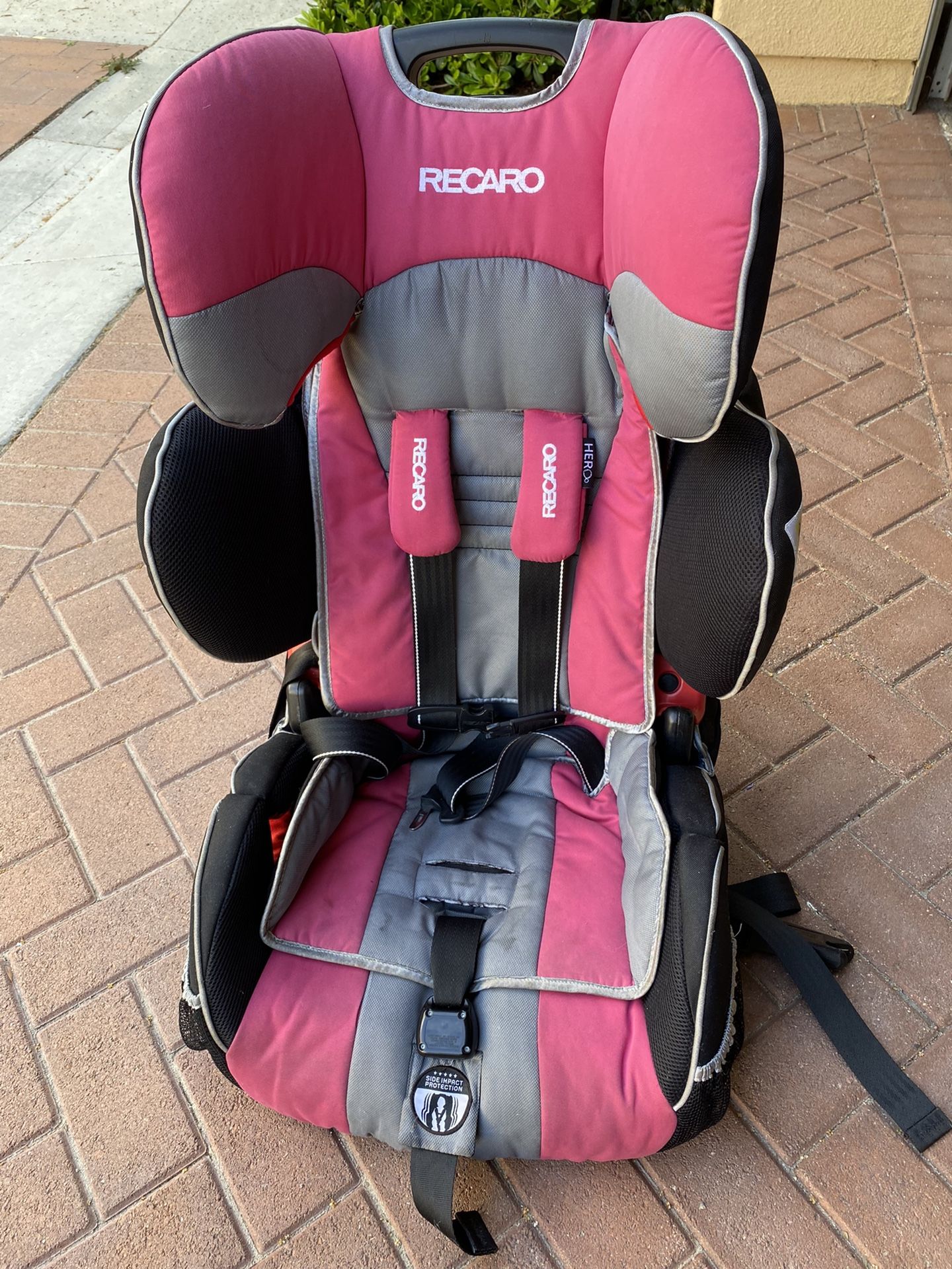 Pink recaro baby clearance seat