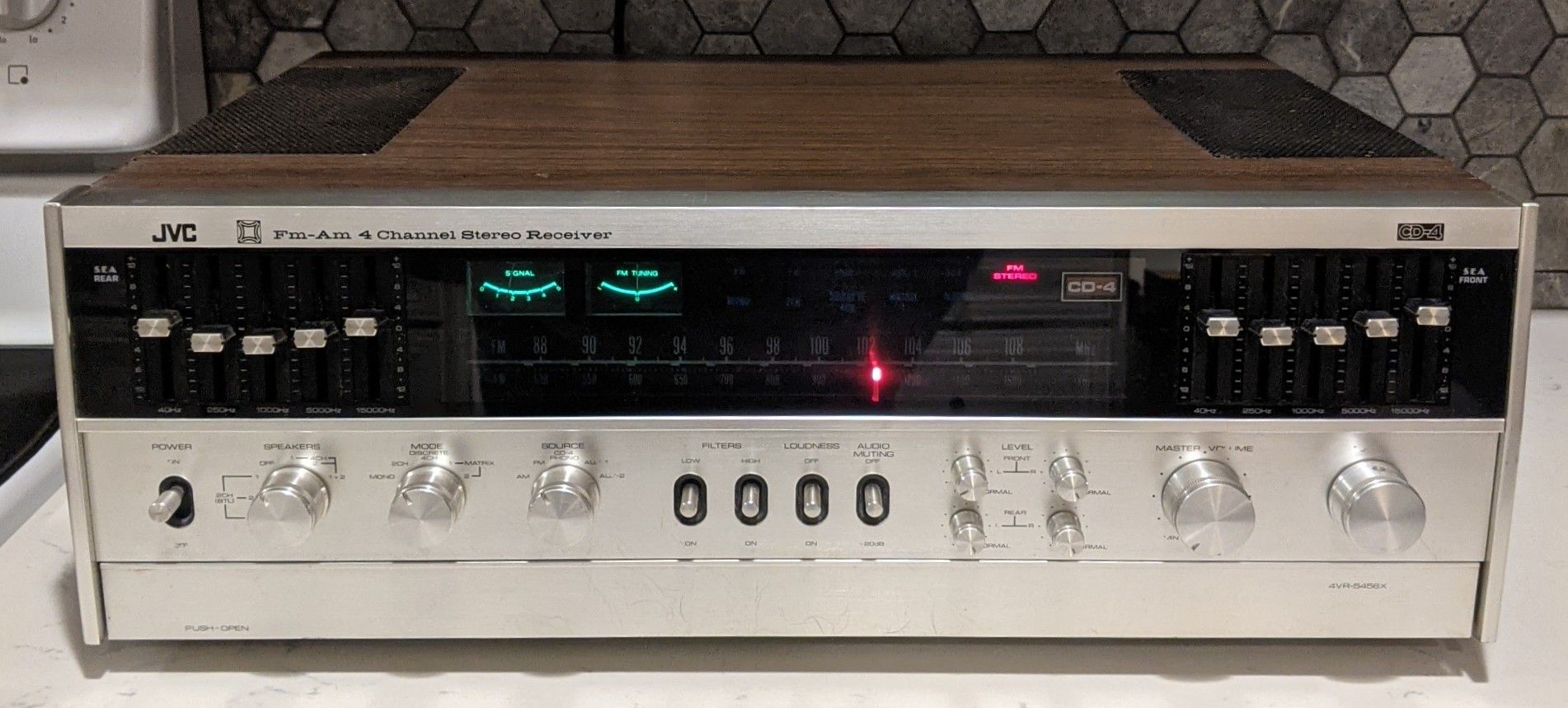 Vintage High Power JVC Stereo Receiver -needs Serviced