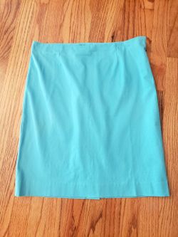 J. Jill Stretch Turquoise Pencil Skirt Size: 8
