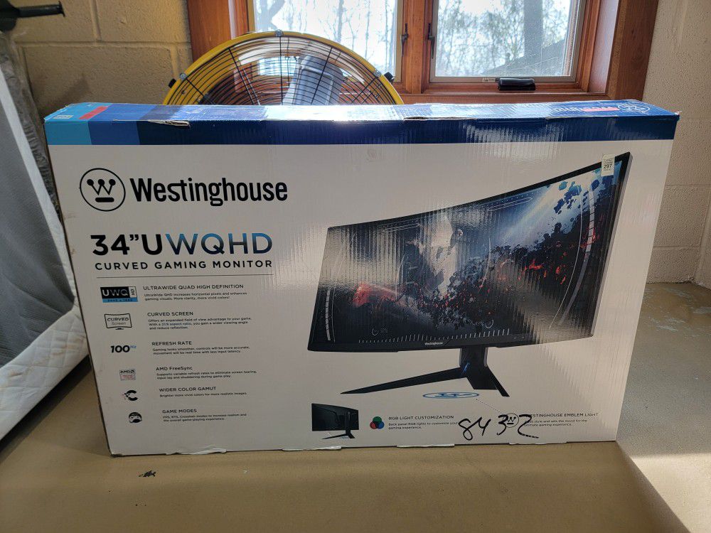 Westinghouse 32" UWQHD Curved Gaming Monitor