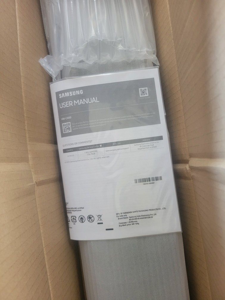 Samsung HW-C400 Soundbar with Wireless Dolby Atmos