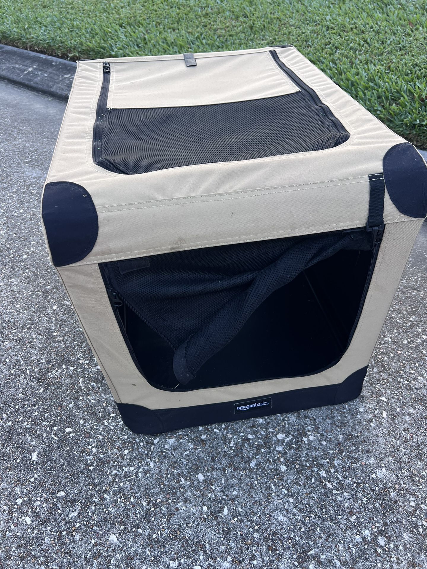 21 x 30x21 2-Door Portable Soft-Sided Folding Soft Dog Travel Crate Kennel pet care