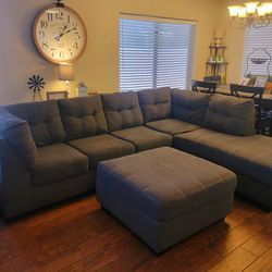 Charcoal Grey Couch