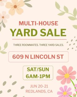 Multi-house yard sale