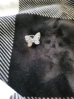Sterling Silver Butterfly Ring