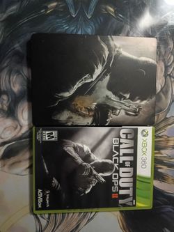 Cod: black ops 2 Xbox 360 and steel book