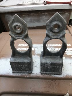 Yard Art Decor Vintage Metal Fence Posts