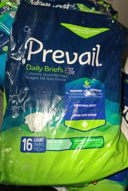 Prevail Incontinence Briefs, Small 16-Count
Disposable