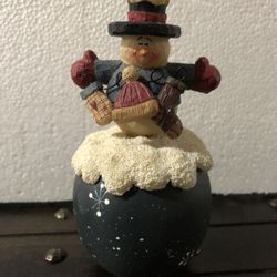 Merry Christmas snowman Candle 