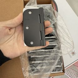 Pack Of 24 Black Door Hinges New