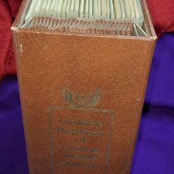 Postal Commemorative Society Golden Replicas United States Stamps Includes 78 First Day Covers, History Of Stamp Card and Gleaming  Proof Replicas on 