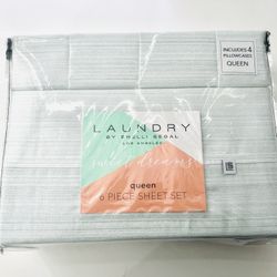 New 6 Piecess Sheet Set - Queen
