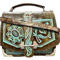 Patricia Nash Stella Tooled Handbag Set