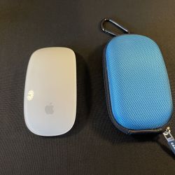 Apple Magic Mouse + Blue Protective Case
