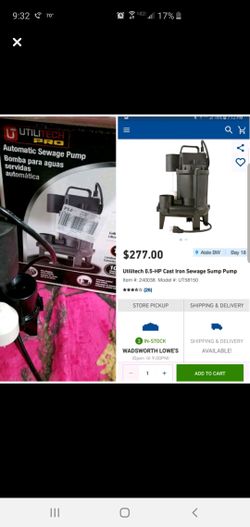 Automatic sewage pump