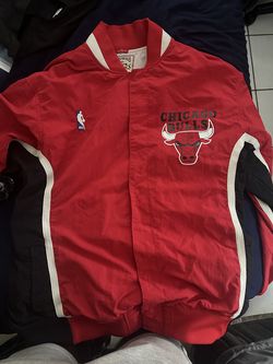 Chicago Bulls 1992-93 Red Authentic Full-Snap Warmup Jacket XL
