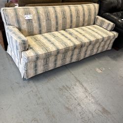 Paisley Striped Vintage Couch (in Store)