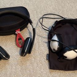 Alpha Plus X Wireless And Skull Candy Wired Headphones