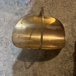 Gold Firewood Holder