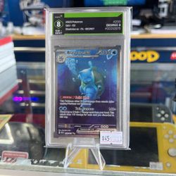 Blastoise EX - Grade 8 *TRADE IN YOUR OLD CARDS OR GAMES FOR CREDIT HERE*