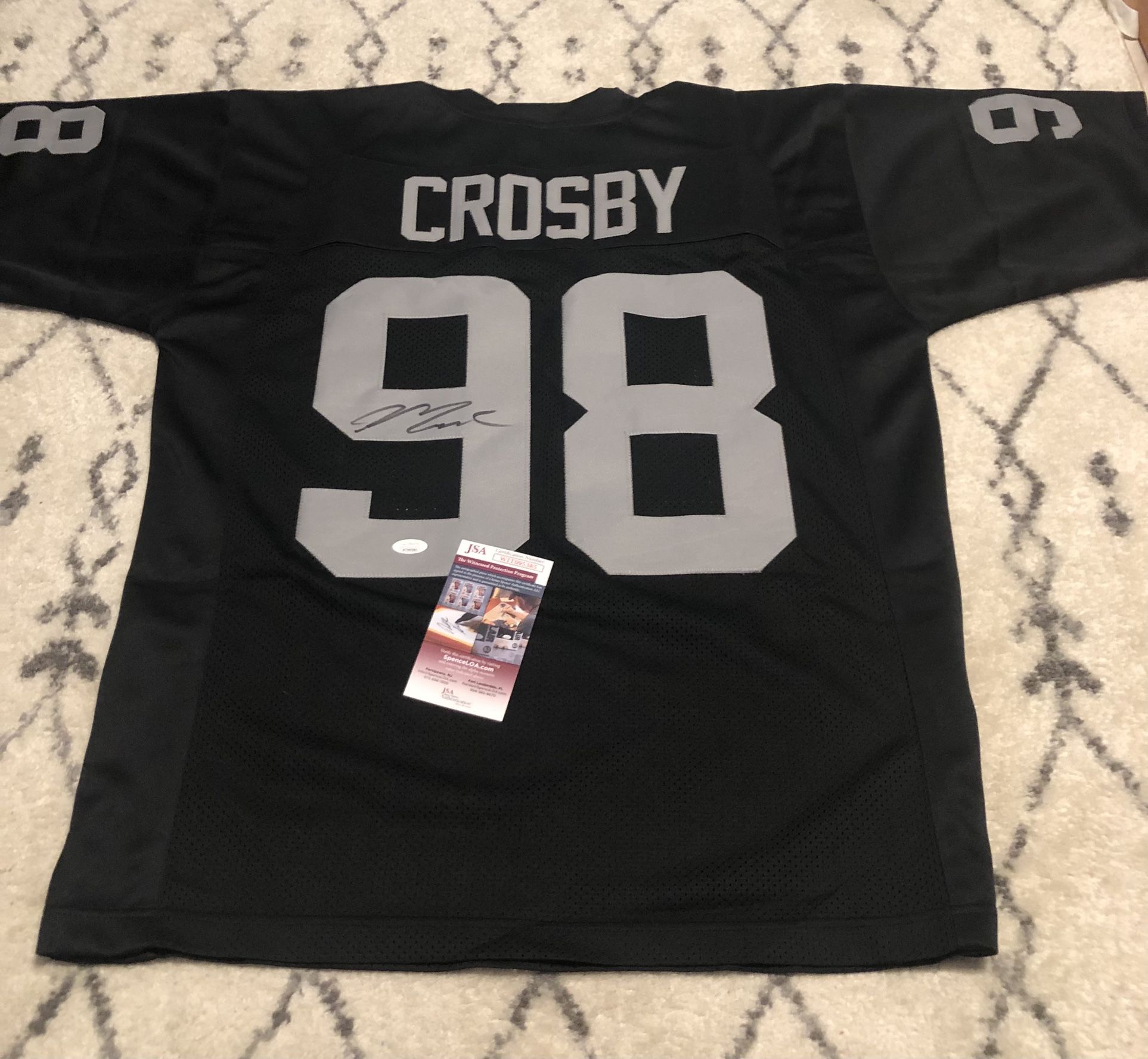 Raiders Maxx Crosby Signed Jersey 