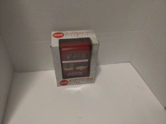 COCA COLA DISPENSER BANK with ALARM CLOCK