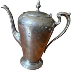 Vintage Rogers & Bro Silverplate Tea Coffee Pot With Lid and Handle