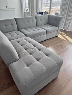 Sectional Gray L Couch