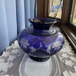 Fenton purple vase