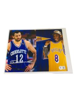 Autographed Vlade Divac Photo-Beckett (WW39816)