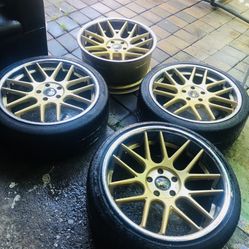 19 Inch Giovanna Gianelle Staggered Three-Piece Wheels