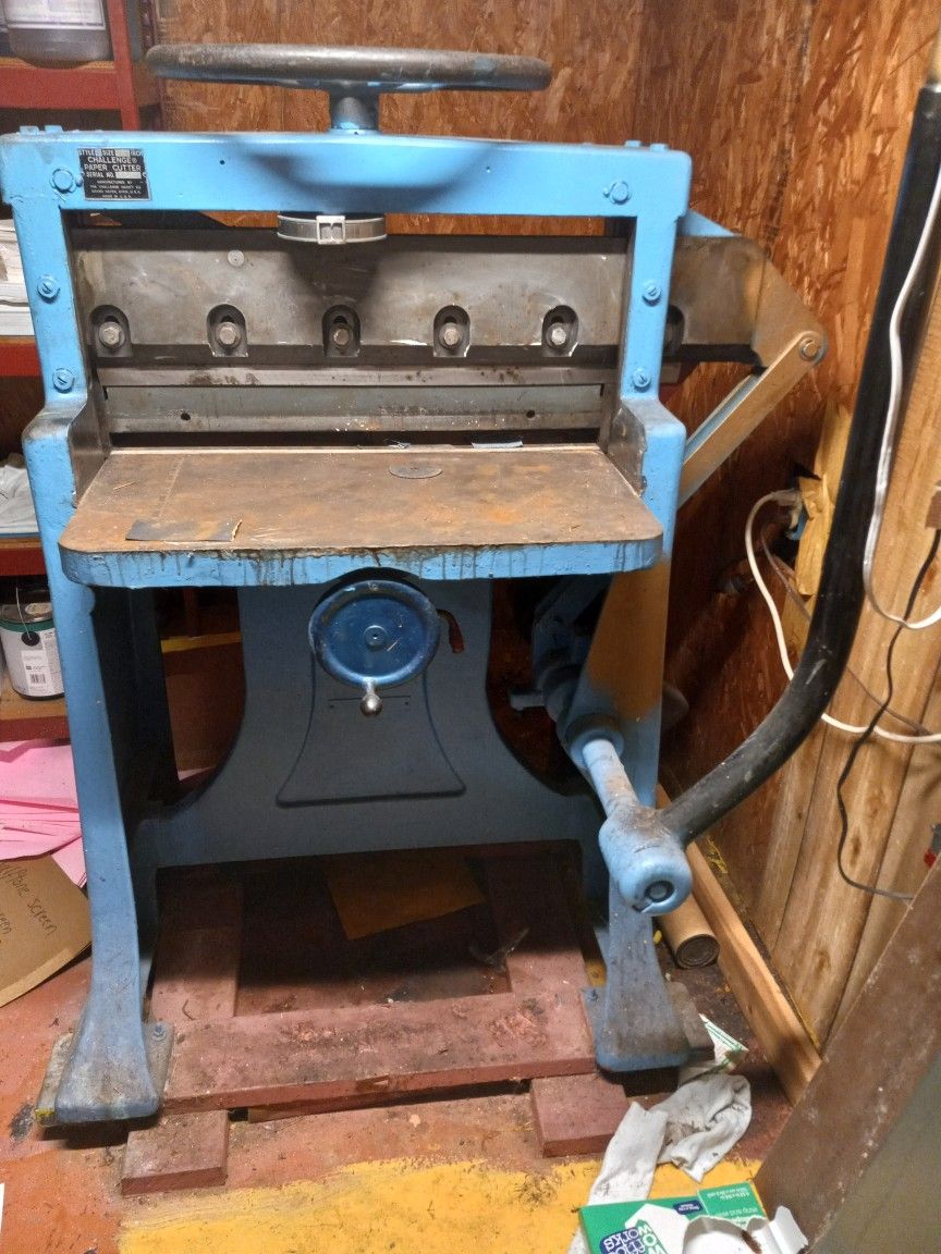 Printing Shop Closing, Negotiable G