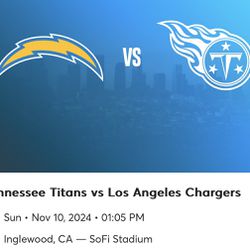 Tennessee Titans vs LA Chargers