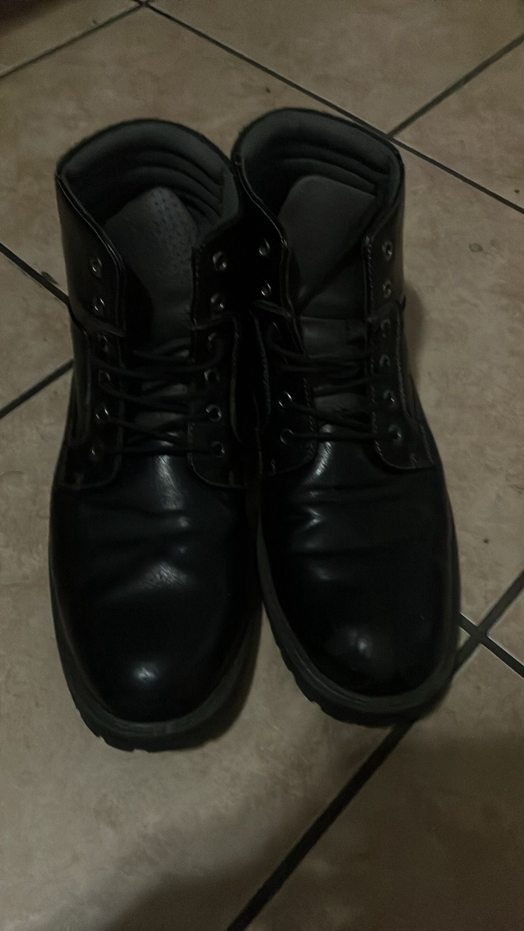 Black Leather Boots