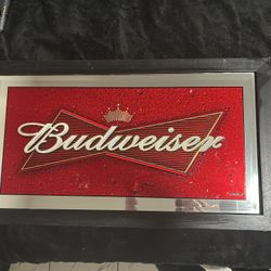 Large Budweiser Wall Art- Rare