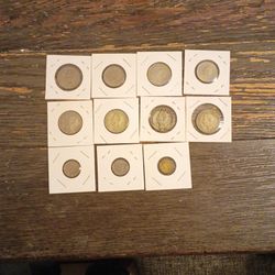 Lot Of 11 Coins