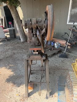 Vintage Industrial Punch Press Machine