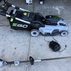 Ego grass mower only needs battery