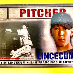 Tim Lincecum 2008 SP Legendary Cuts Giants Card