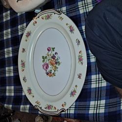 Rose China Big Plate