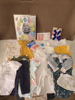 23 PCS Baby Girl Clothing and Accessories Bundle
