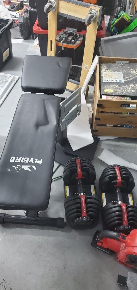 Bowflex Dumbbells And Bench