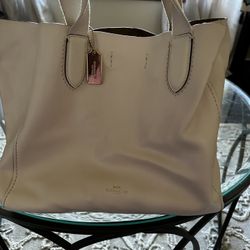 Authentic Coach Bag  Color: Off White