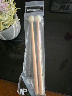 Brand New Innovative Percussion Marimba MalletsUnopened pair of Innovative Percussion marimba mallets in the original packaging. Never used. Great for