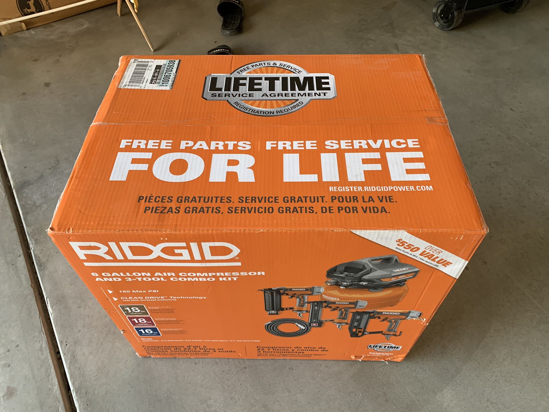 RIGID Tool Set Brand New