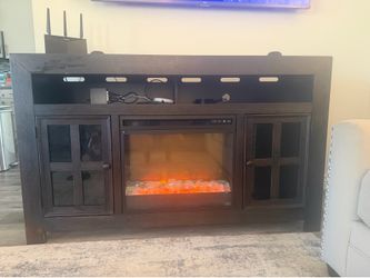 Ashley Furniture Electric Fireplace TV Stand Console – 60”