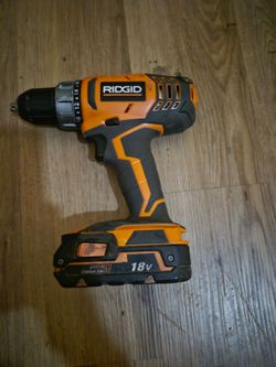 Ridgid 18-volt drill