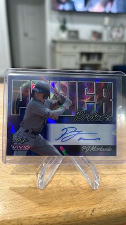 PJ Morlando 2024 Leaf Power Brokers SSP 6/7 Autograph Card