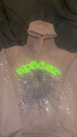 used sp5der hoodie size large