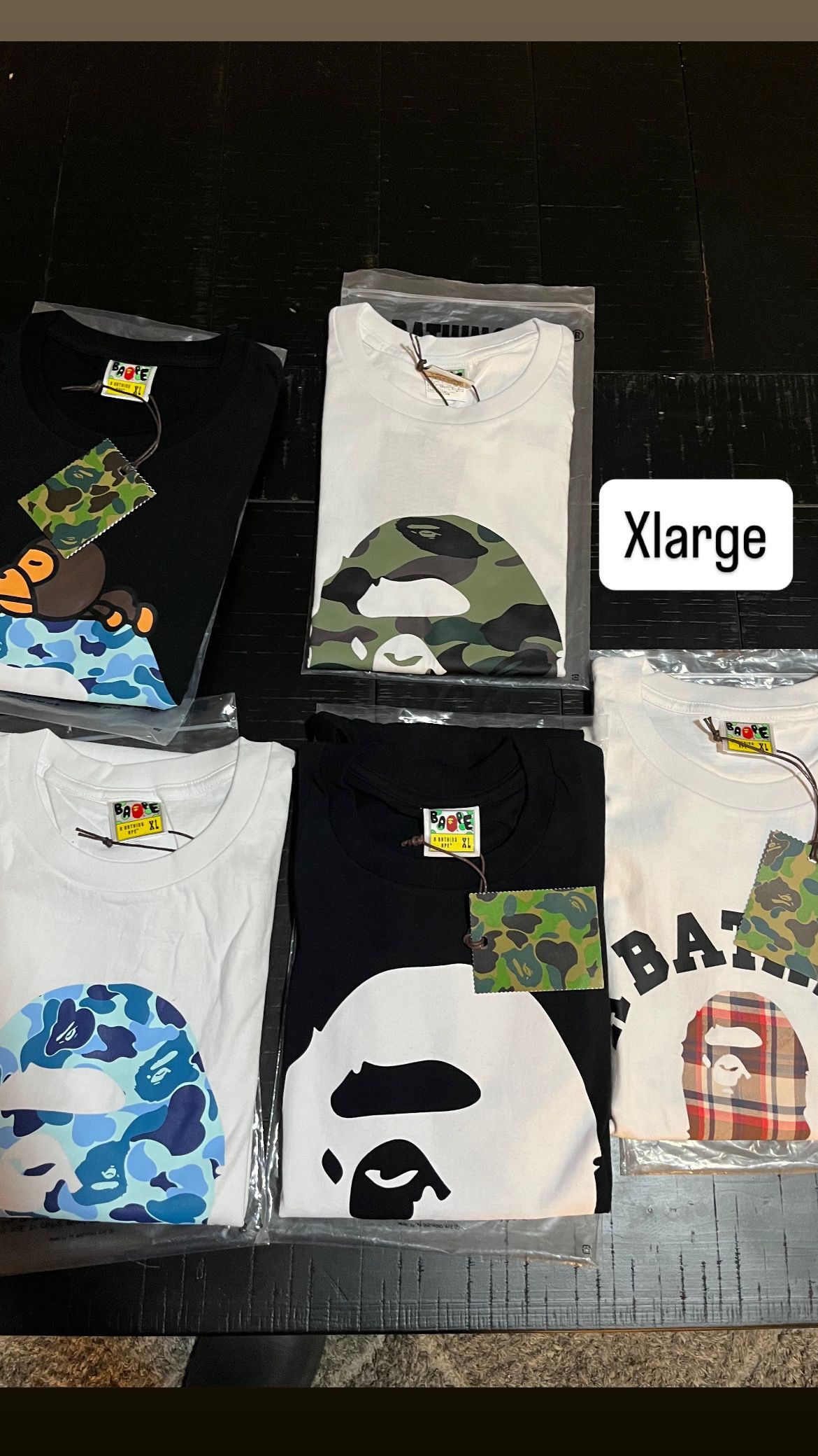 Xlarge Bape Dm for bulk